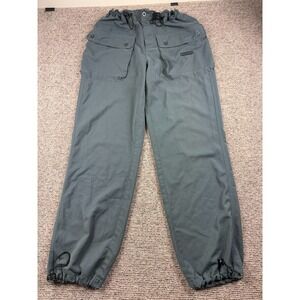 VTG Ralph Lauren Dry Goods 67 Men's Small Pants Cargo Parachute Cinch Gray *READ